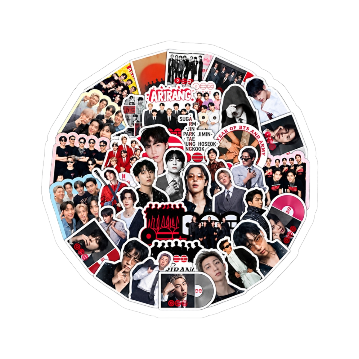 BTS Collage Sticker - Limited Edition - Official Stickers merchandise