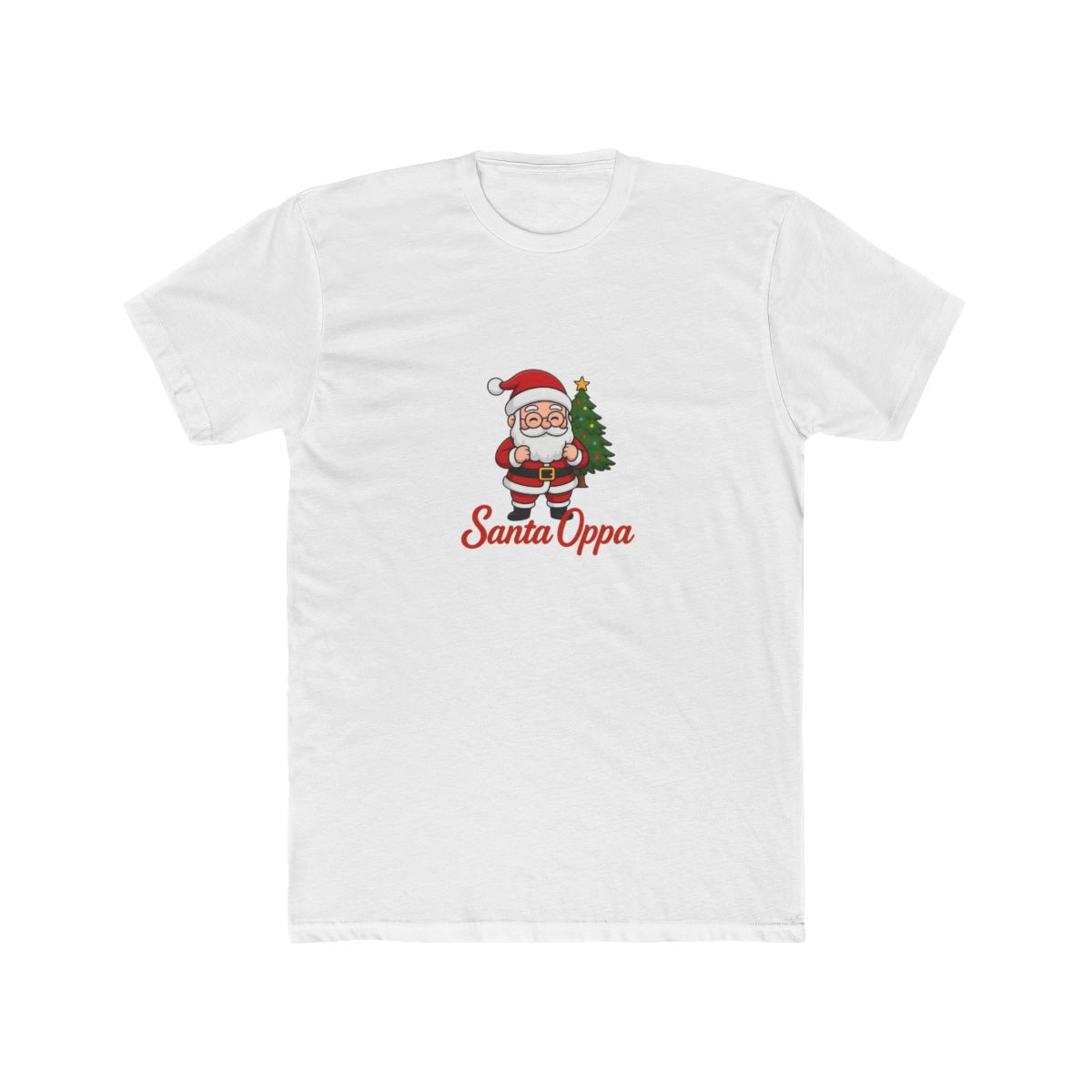 Festive K-Pop Idol Santa Christmas T-Shirt