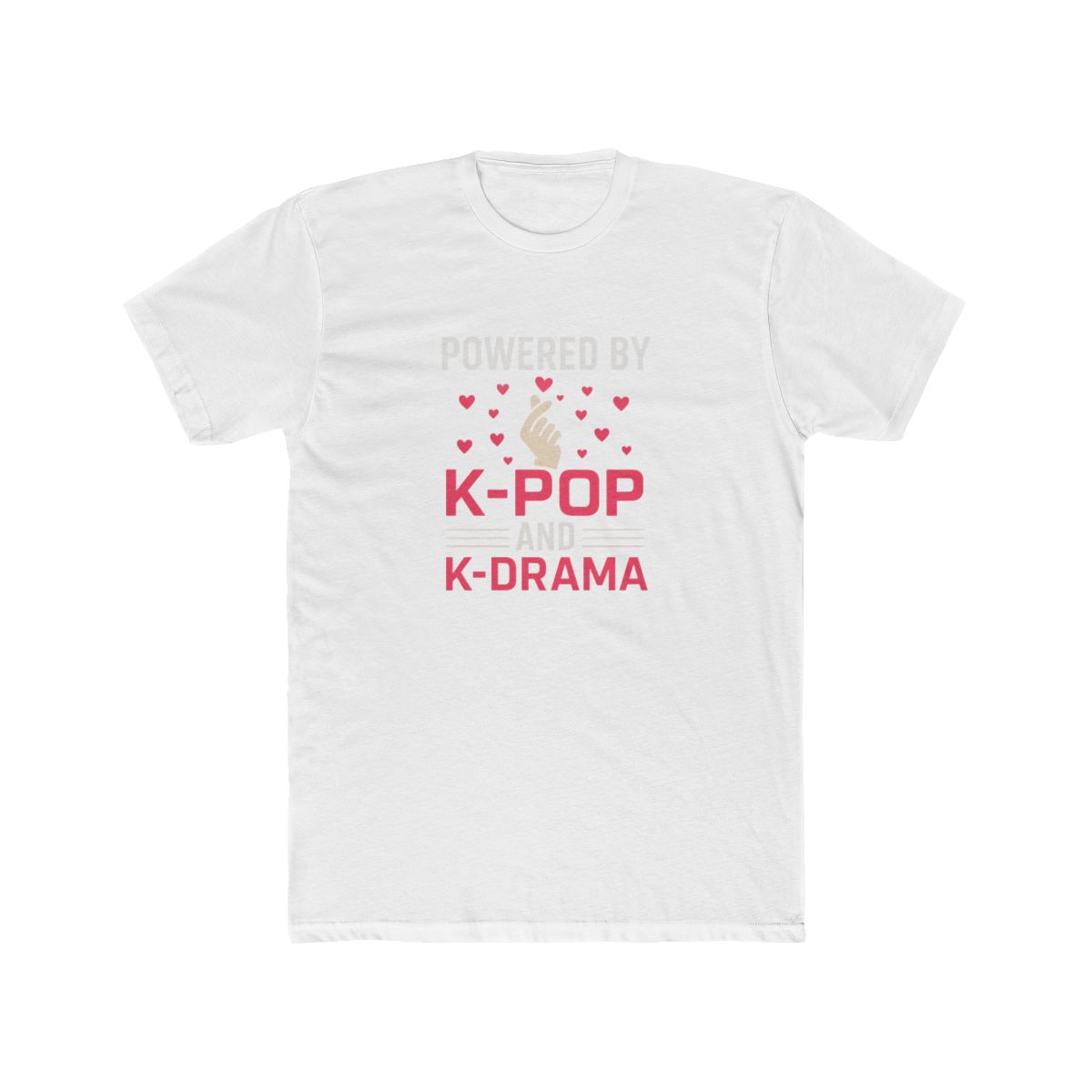 Powered by K-Pop & K-Drama Bold Graphic T-Shirt