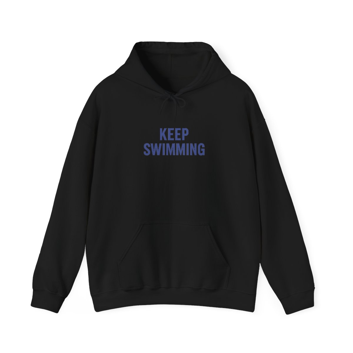 Handmade BTS-inspired Keep Swimming Jacket - Streetwear Blue Track Hoodie
