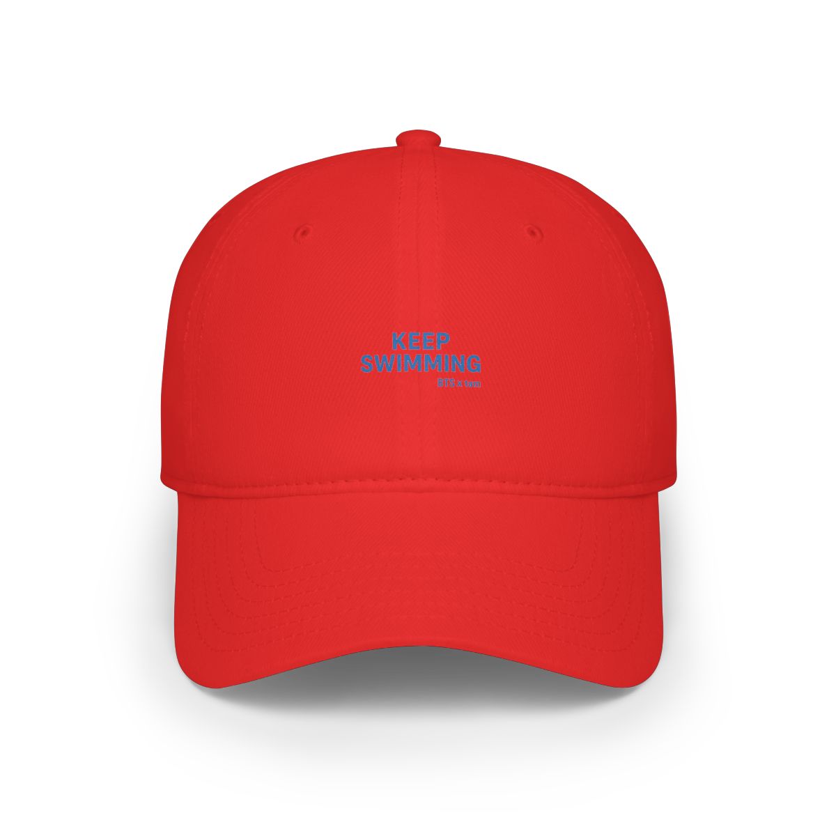 Keep Swimming Embroidered Denim Cap | BTS Arirang Tour Merch | Minimalist Kpop Hat | Swim Inspired | Subtle Fandom Apparel | Fan Gift