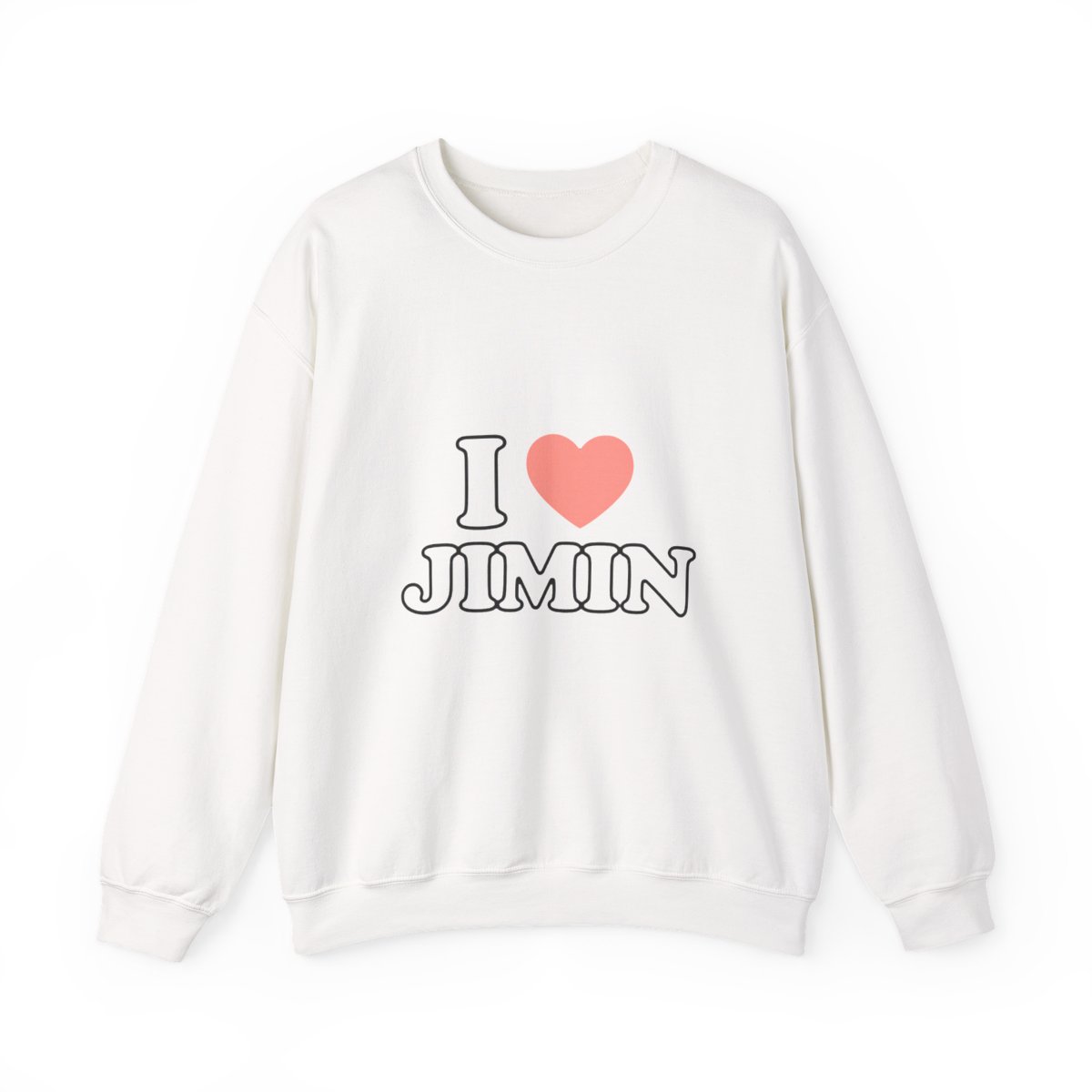 I ♥ JIMIN Red Heart Crewneck