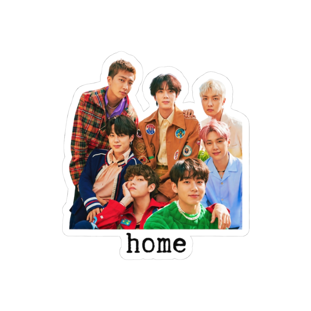 Home is BTS ARMY K-Pop Sticker
