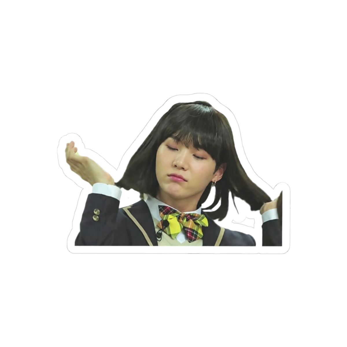 Pretty Min Yoongi Suga BTS ARMY Sticker