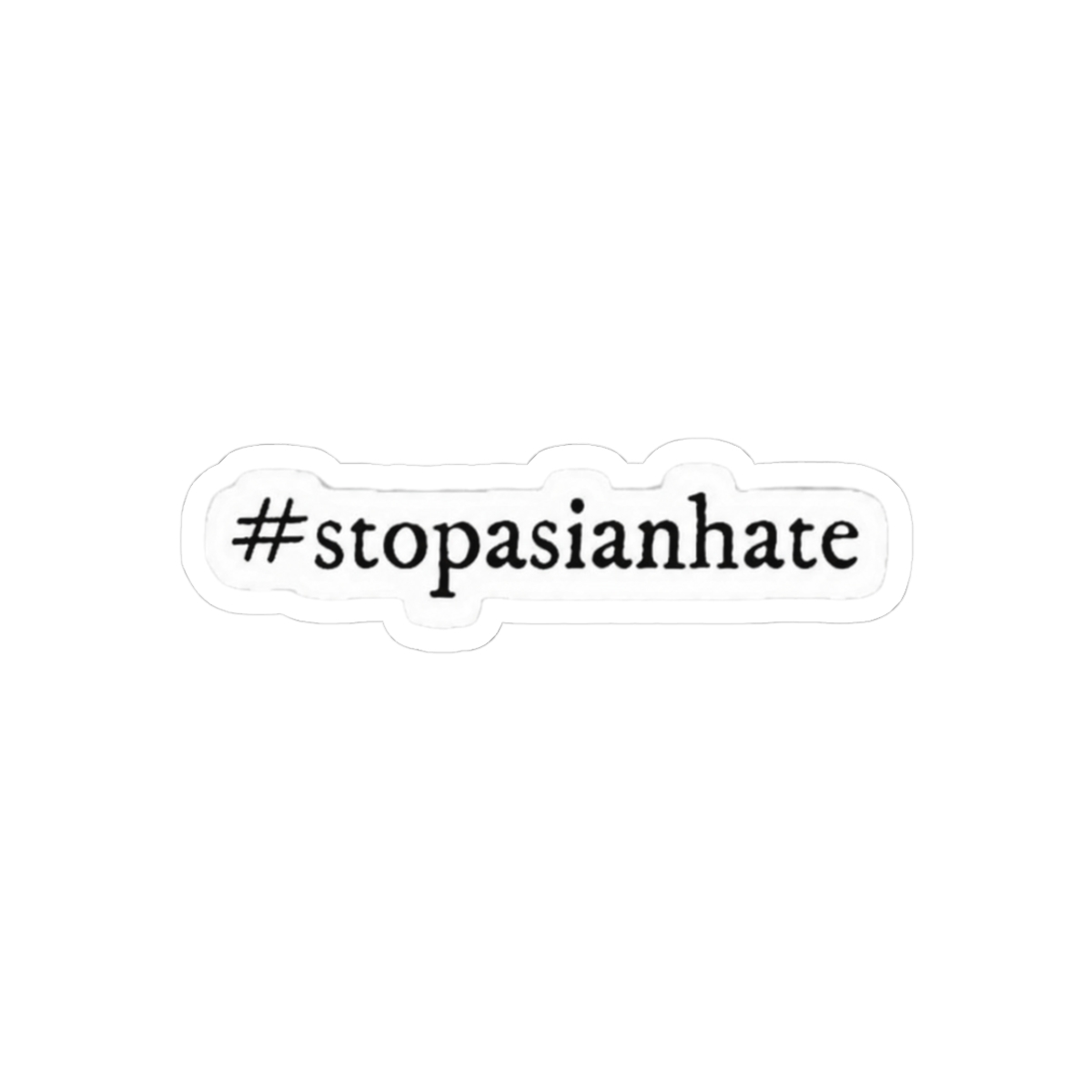Stop Asian Hate Awareness Sticker