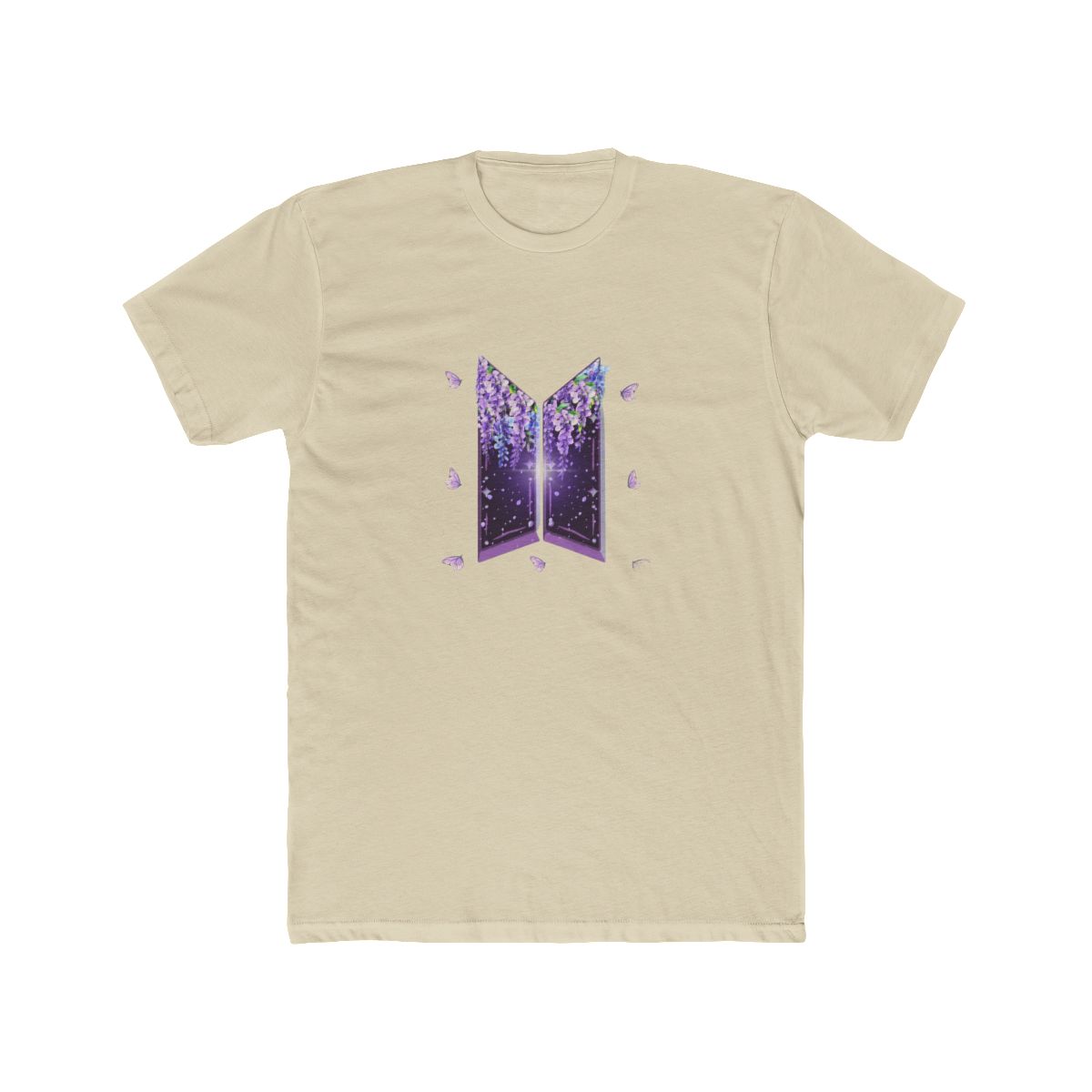BTS Iconic Logo Minimalist T Shirt - ARMY Fan Essential - alternate angle 4, merchandise