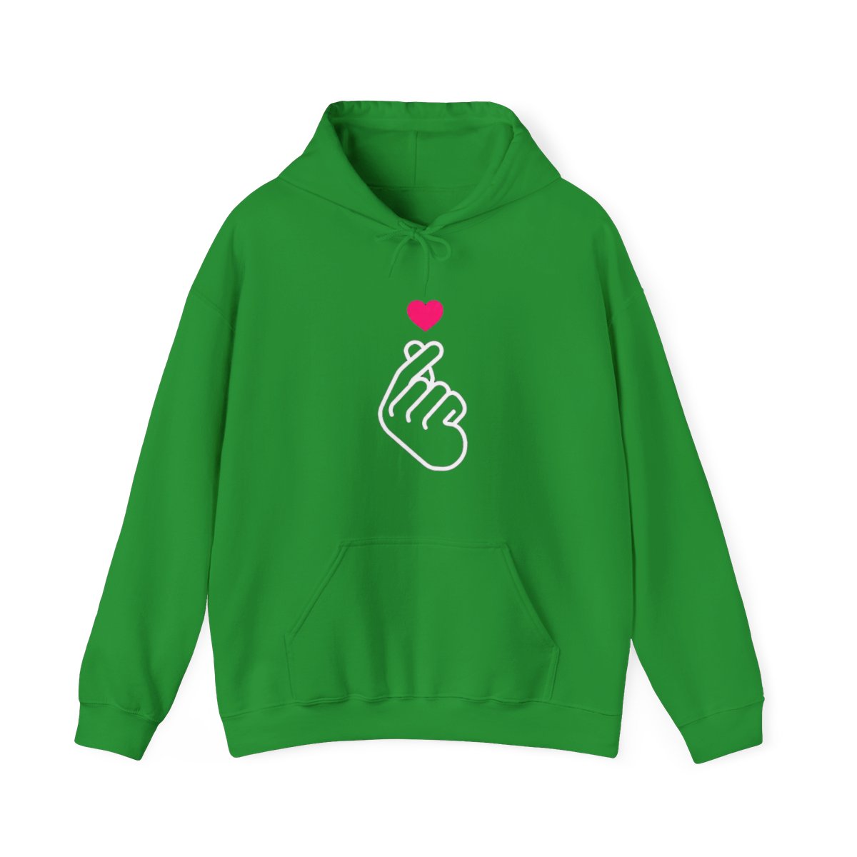Iconic K-Pop Two-Tone Graphic Hoodie
