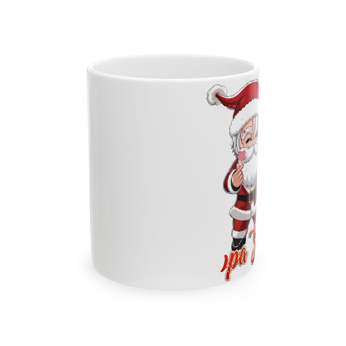 Hilarious K-Pop Santa Christmas Coffee Mug