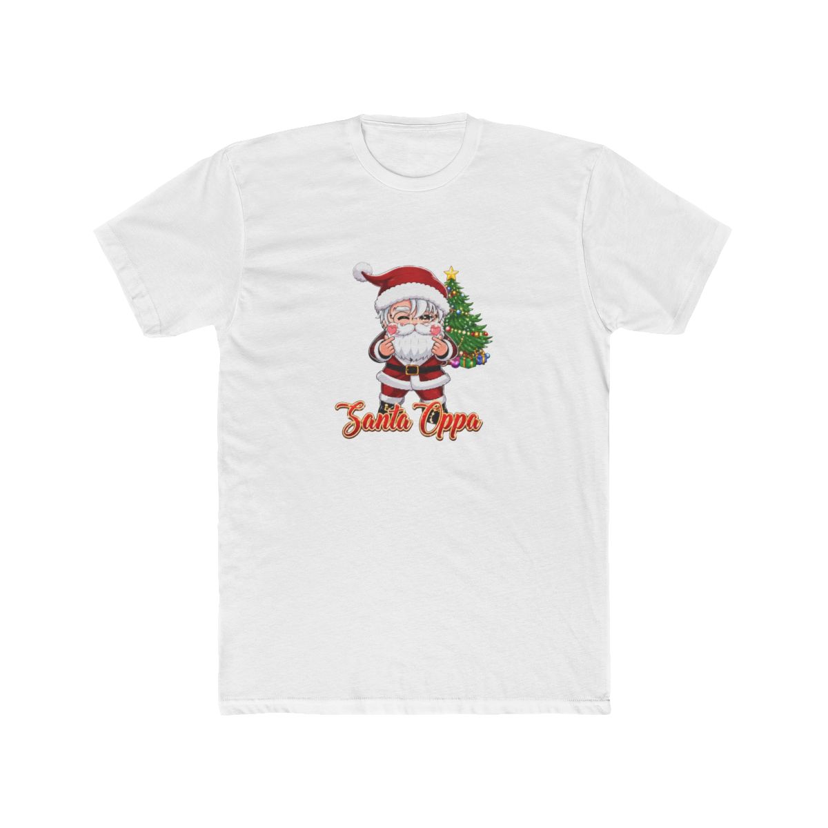 K-Pop Idol Santa Christmas T Shirt - Festive Fan Gift