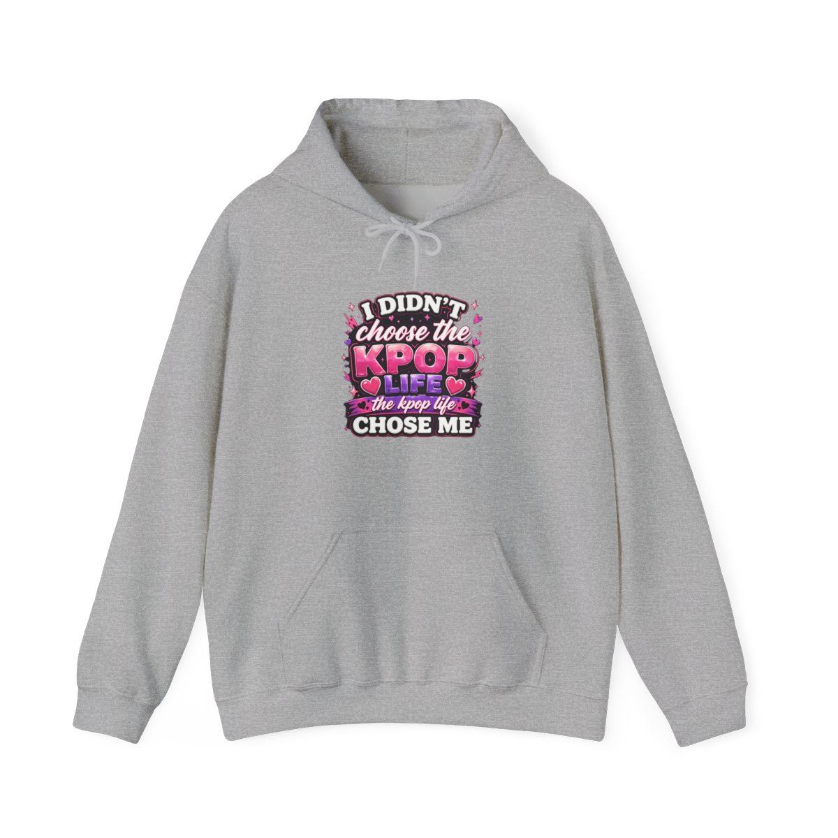 K-Pop K-Drama Bold Typography Hoodie - Superfan Essential