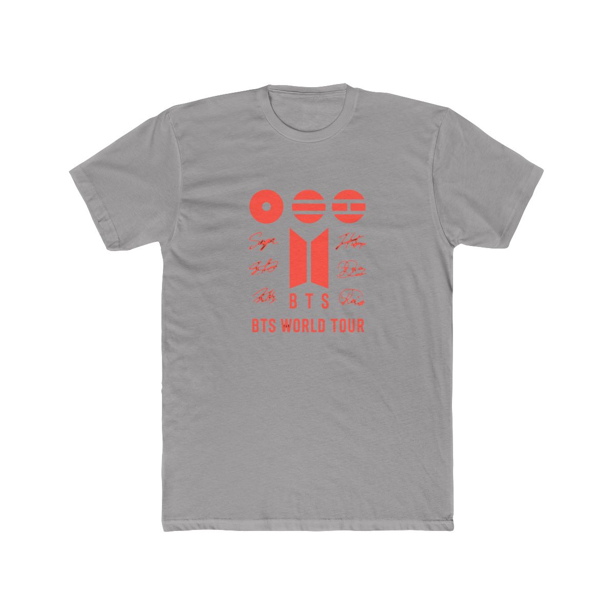 BTS World Tour 2026 Arirang T Shirt, Bias Signature Print K-pop Shirt, Bangtan Sonyeondan 2026 Tour Tee
