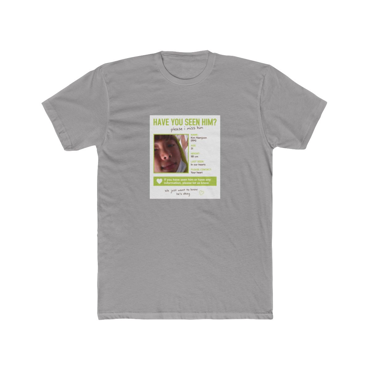 I Miss Him (Bts) T Shirt