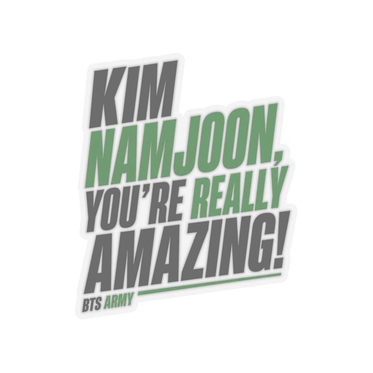 BTS "Kim Namjoon, You" Sticker