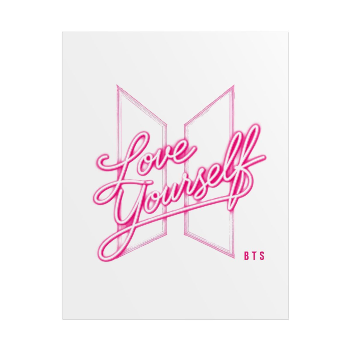 BTS "Love Yourself" Poster - alternate angle 1, merchandise