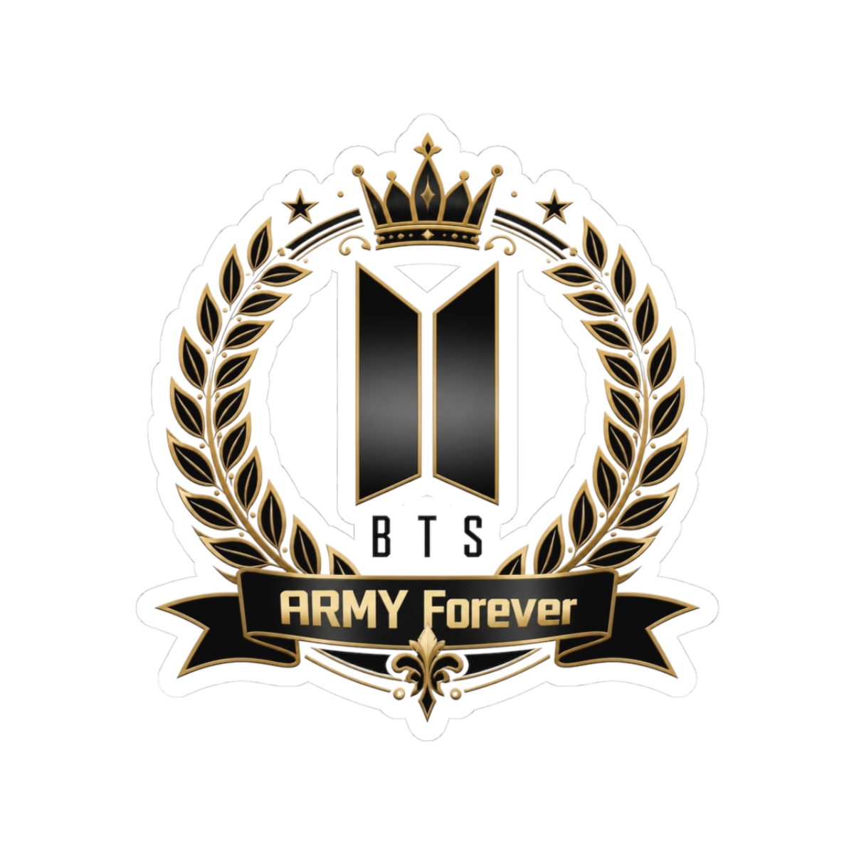 BTS "ARMY Forever" Sticker - alternate angle 1, merchandise