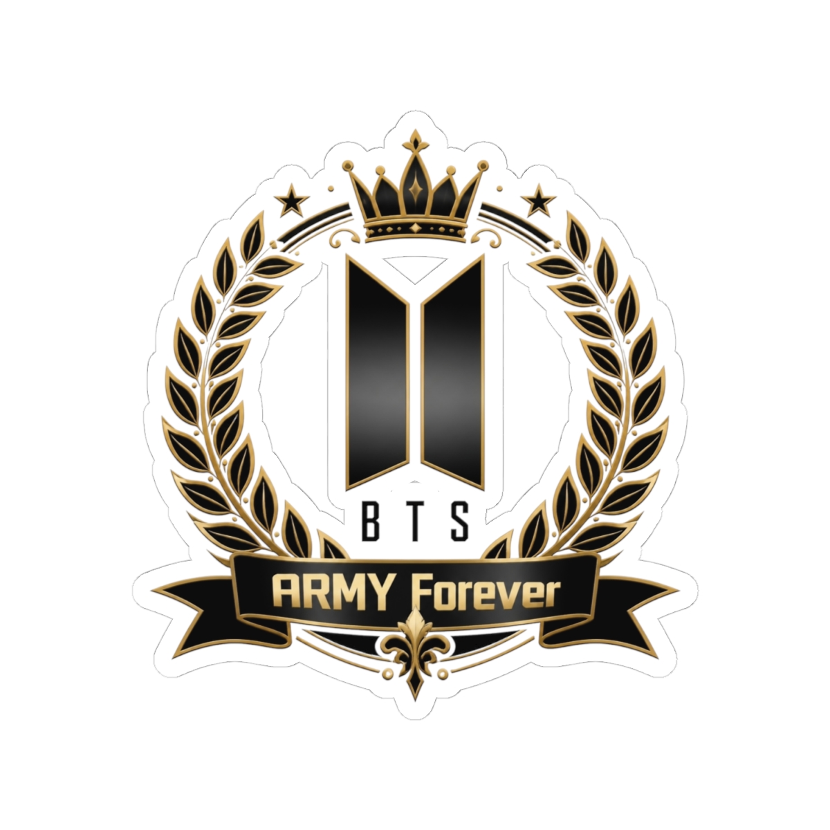 BTS "ARMY Forever" Sticker - alternate angle 2, merchandise