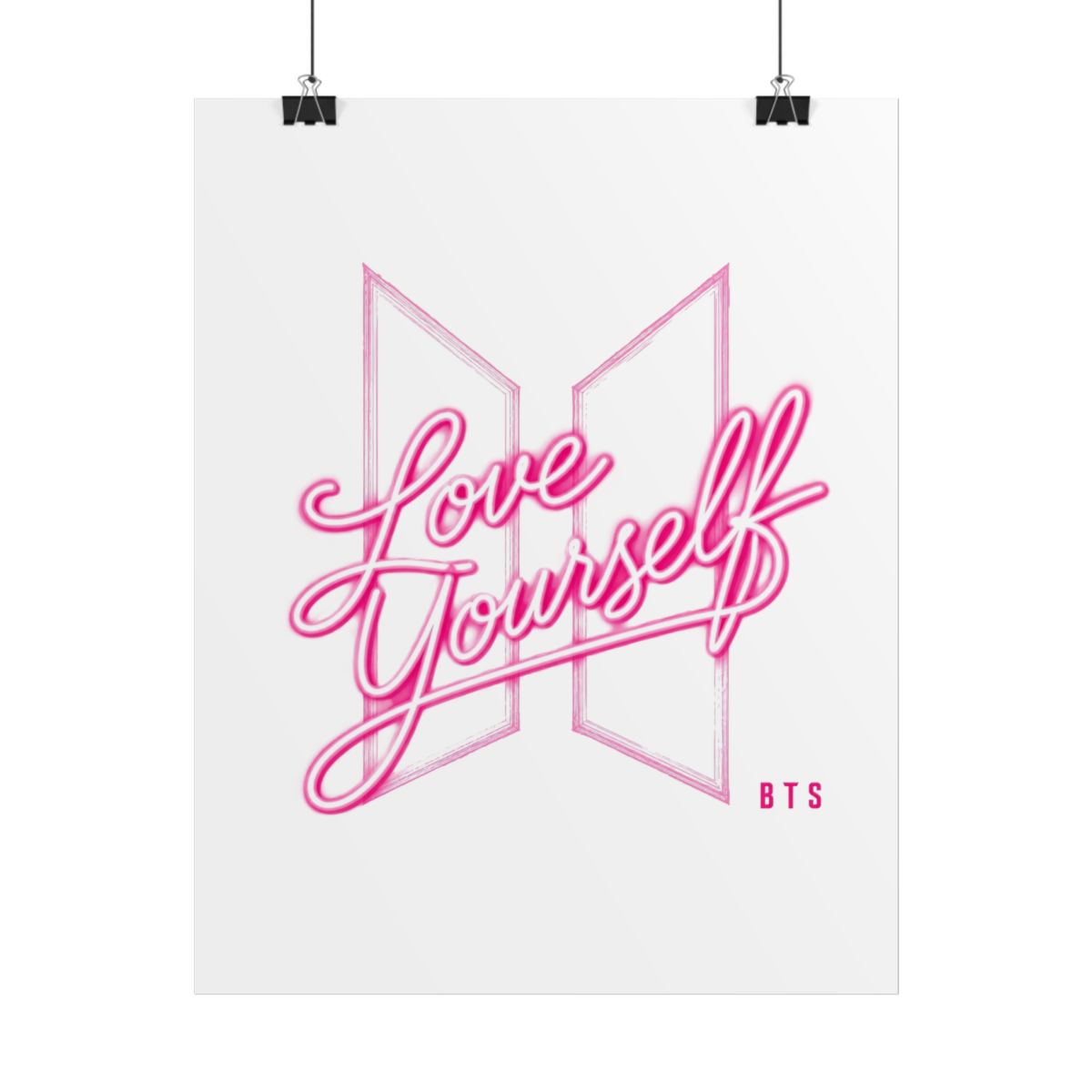 BTS "Love Yourself" Poster - alternate angle 1, merchandise