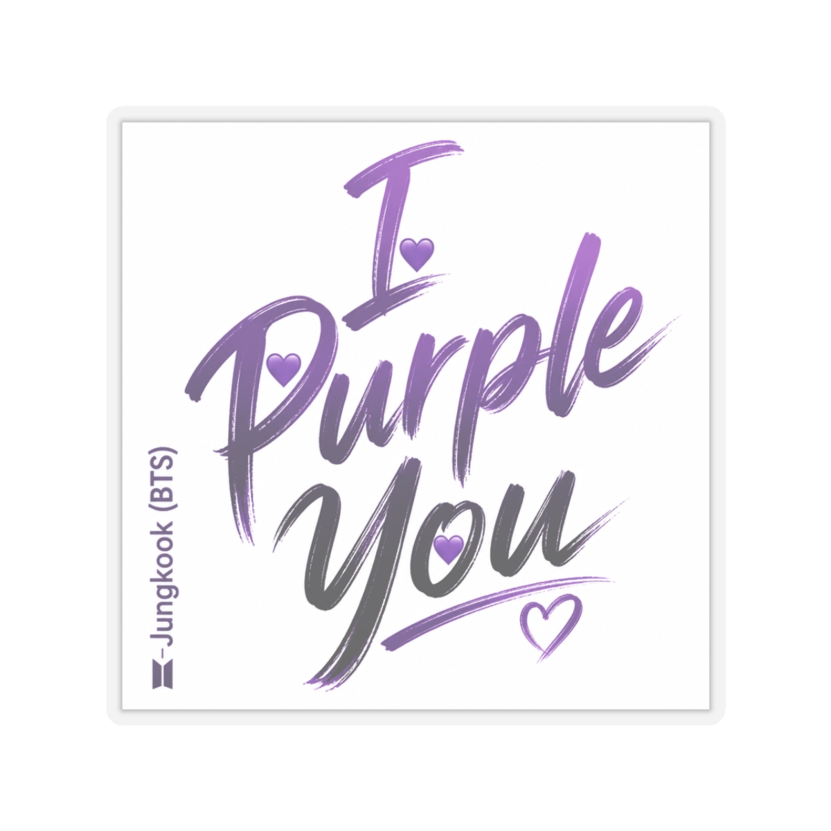 Jungkook (BTS) "I Purple You" Sticker