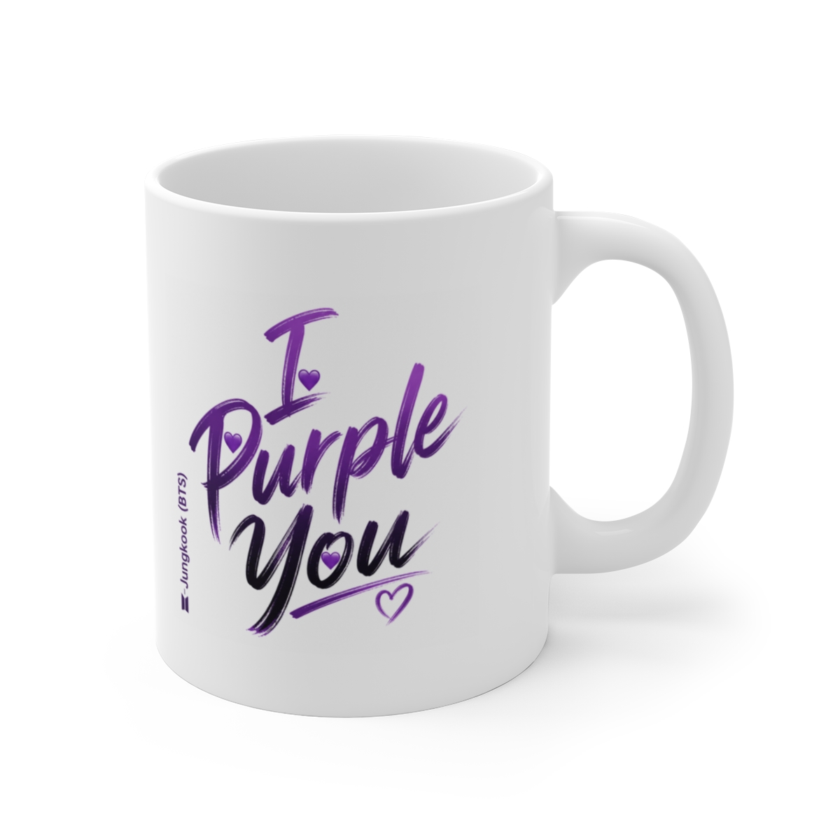 Jungkook (BTS) "I Purple You" White Mug - BTS official Mugs & Drinkware merch