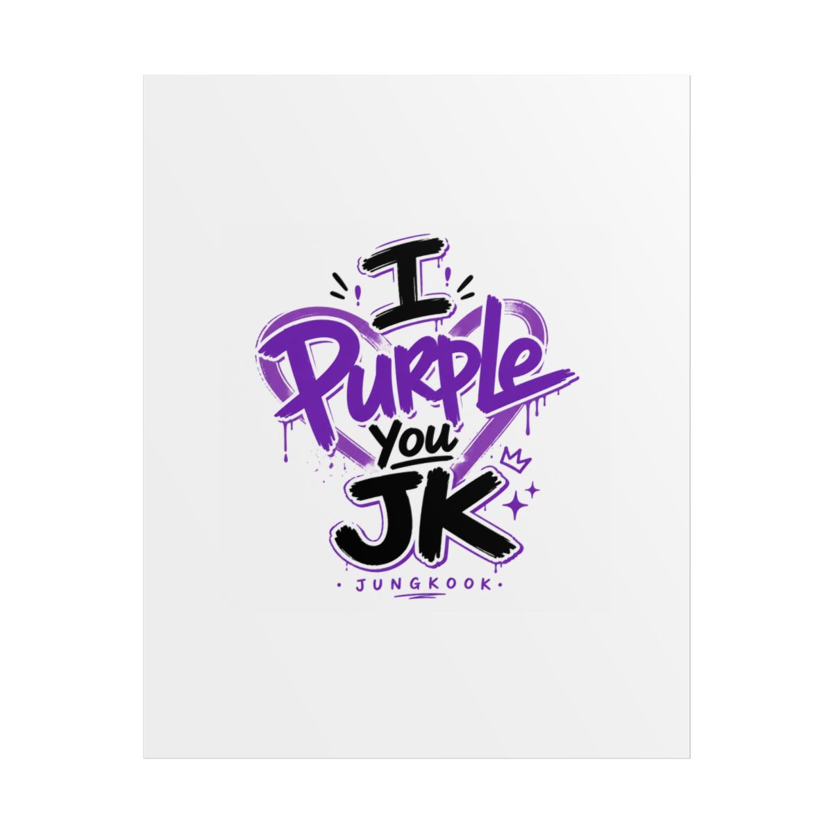 Jungkook (BTS) "I Purple You JK" Poster