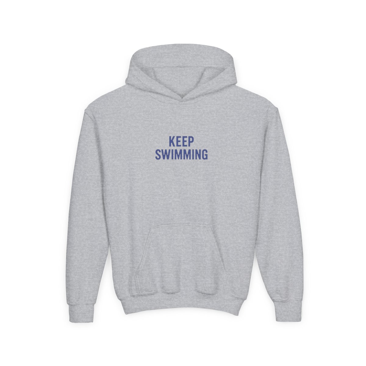 Handmade BTS-inspired Keep Swimming Jacket - Streetwear Blue Track Kids Hoodie
