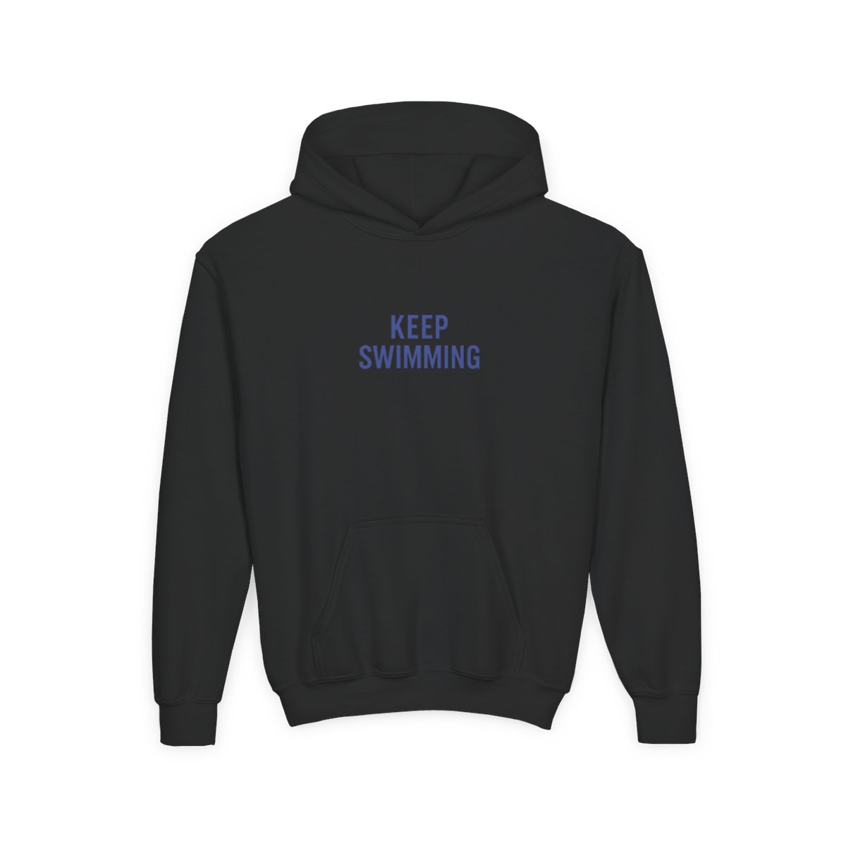 Handmade BTS-inspired Keep Swimming Jacket - Streetwear Blue Track Kids Hoodie