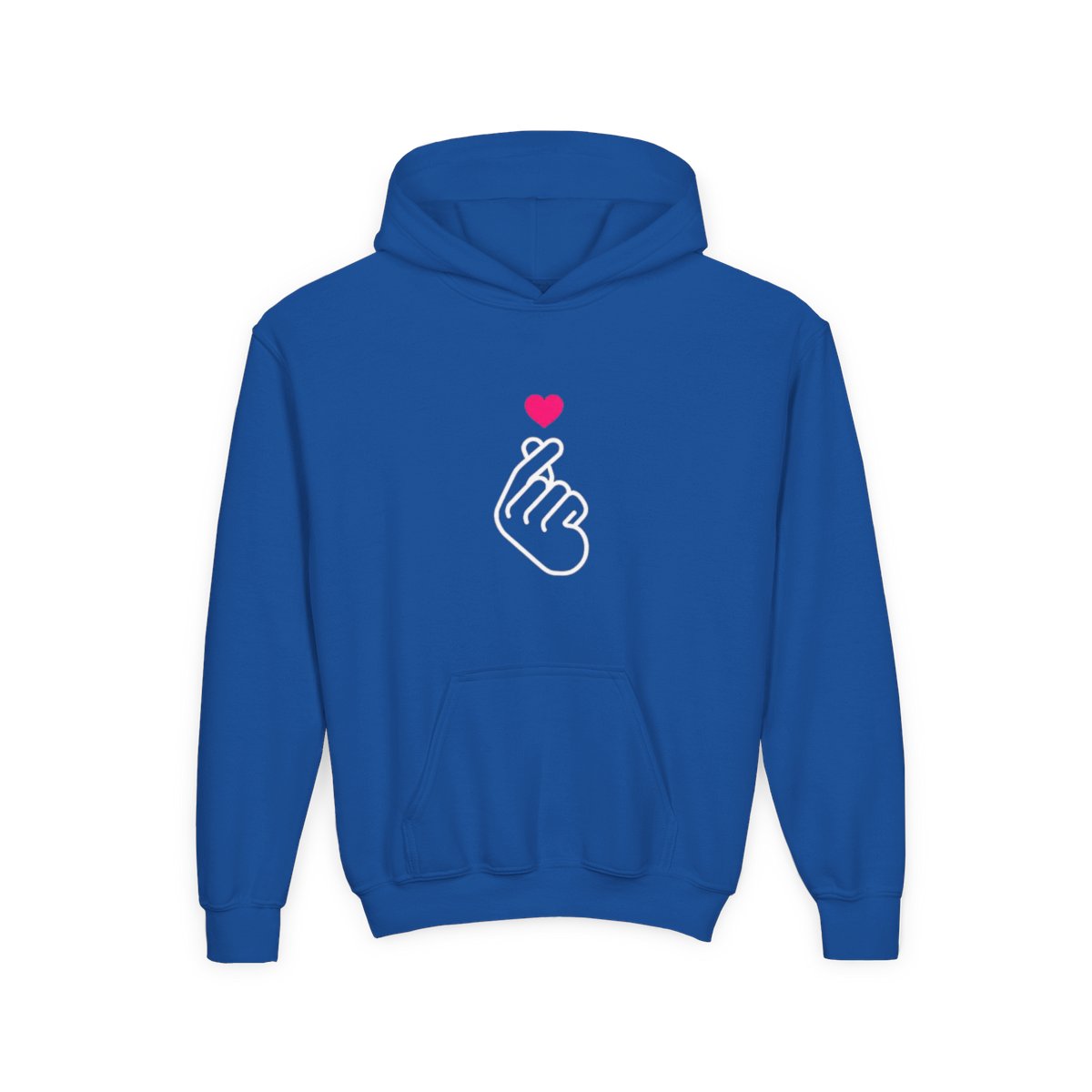 Iconic K-Pop Two-Tone Graphic Kids Hoodie - alternate angle 5, merchandise